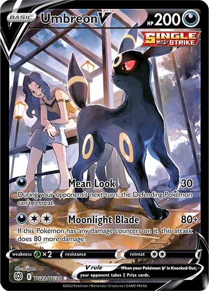 Brilliant Stars Umbreon V Pokémon card